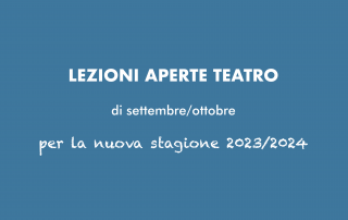 lezioni aperte settembre ottobre